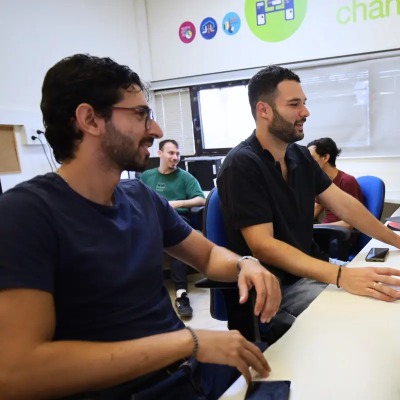 AI Solutions for Educational Technology - students working on related projects during hands on training program